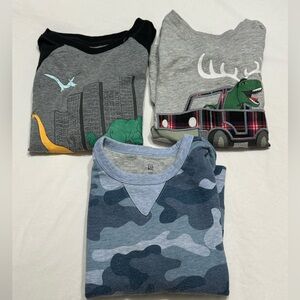 5/$15 Closet Sale! 3 boys long sleeve shirts, size 5T (2 gap and 1 cat & jack)